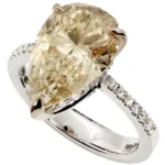 anello con diamanti e intelligenza artificiale