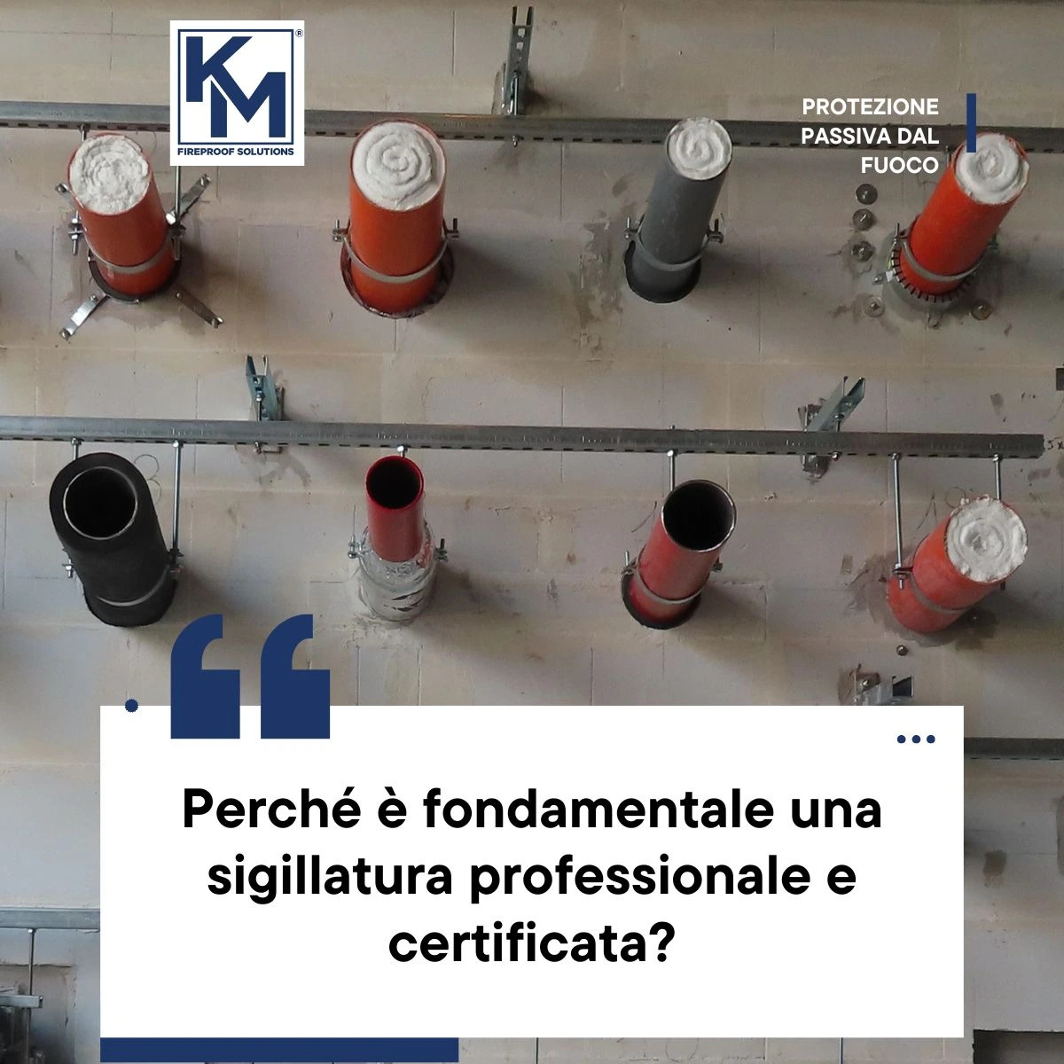 KM IMPIANTI gessate protezione passiva dal fuoco
